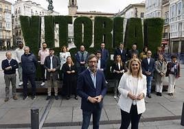 Oyarzabal y Domaica, en el logo green con miembros de sus candidaturas.