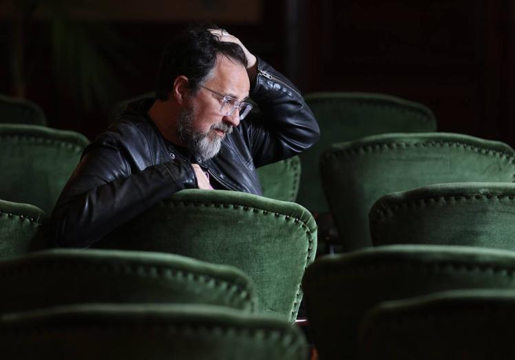 El director Paco Plaza en Bilbao.