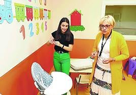 El verano pasado Las Matillas transformó la biblioteca en aula para niños de 2 a 3 años.