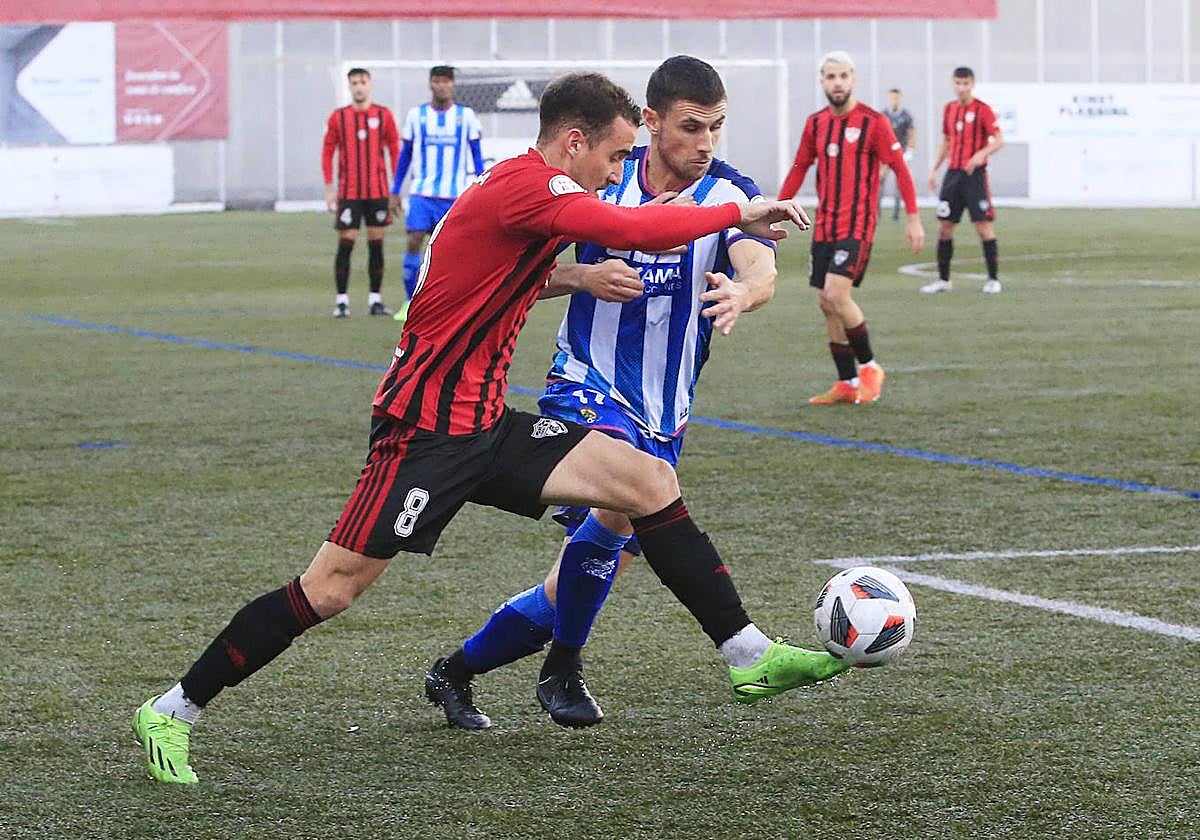 Partido de ida del Arenas contra el Cirbonero.