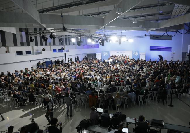 Más de mil personas se han reunido en el Palacio Europa de Vitoria.