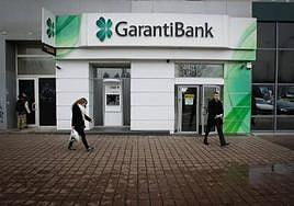 Imagen de una oficina de Garanti, el banco filial de BBVA en Turquía.