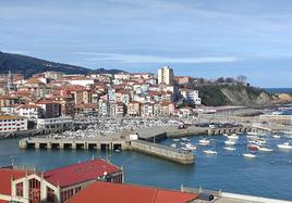 Imagen general del puerto de Bermeo.