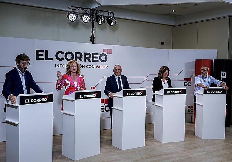 Un momento del debate foral organizado por EL CORREO.