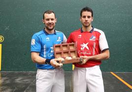 Elordi y Darío, con el material seleccionado para la semifinal del domingo.