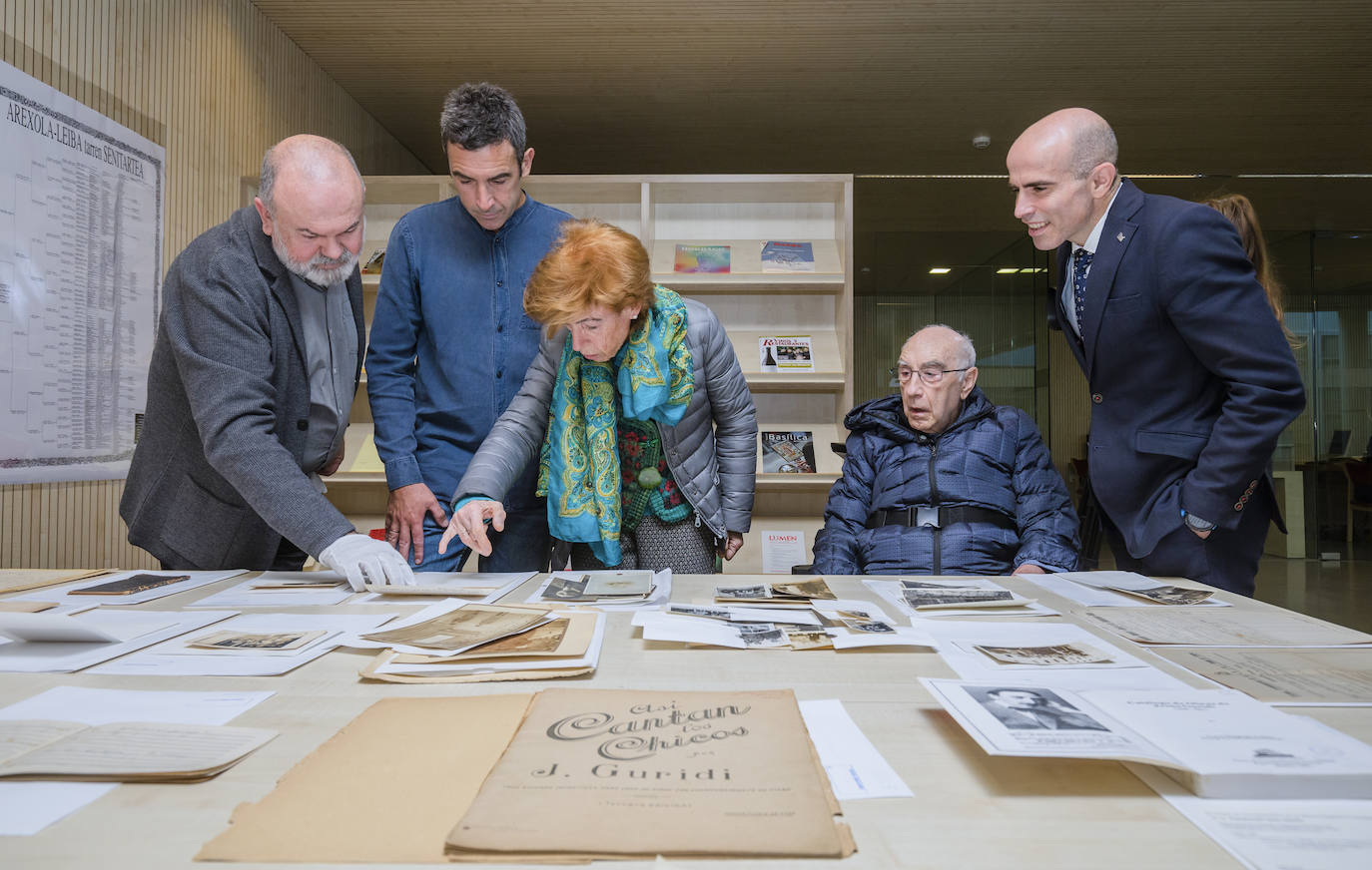 Los familiares de Guridi han decidido ceder al archivo de Betoño por encontrarse en la ciudad de nacimiento del maestro.