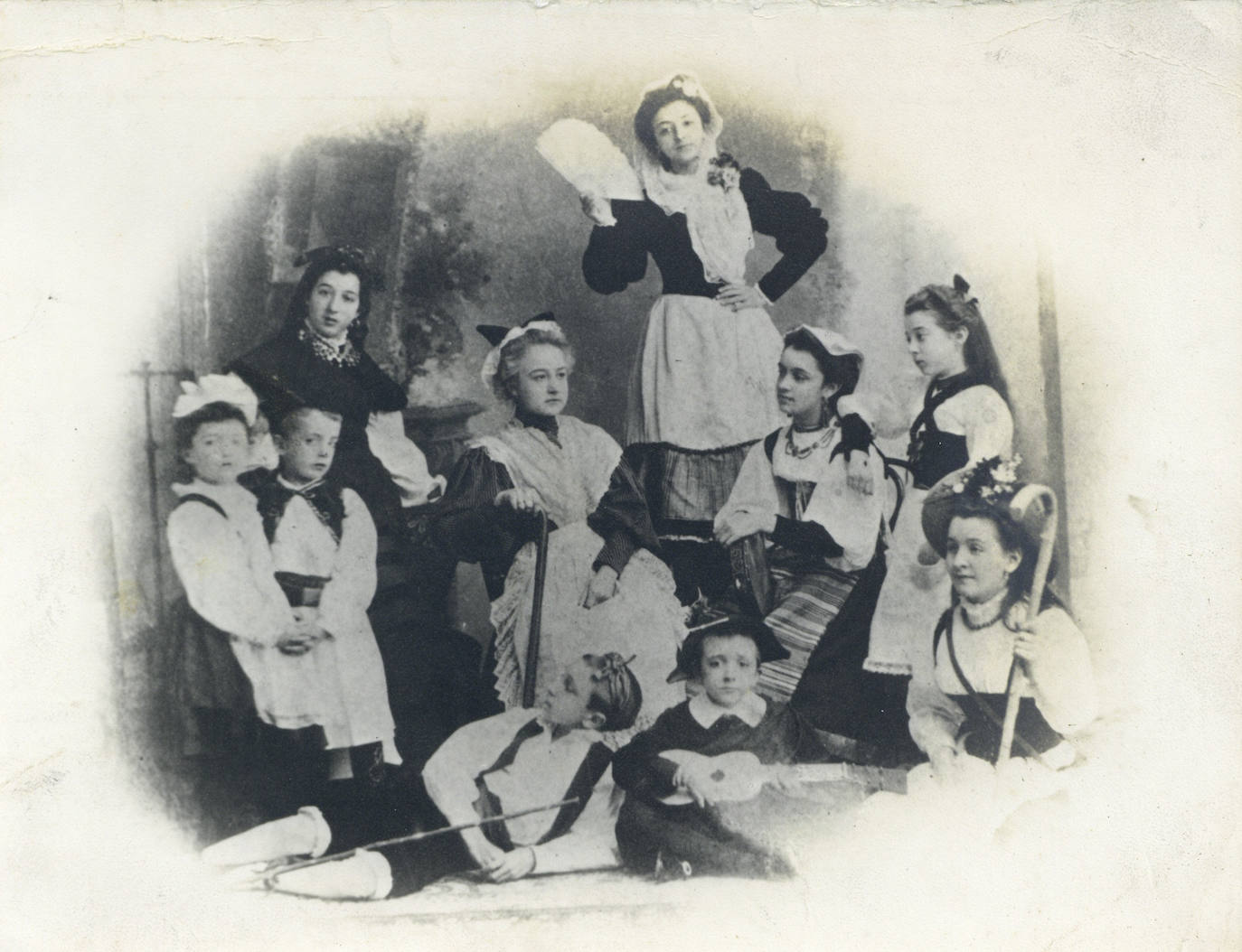 Instantánea del archivo familiar que se puede consultar en Betoño. 