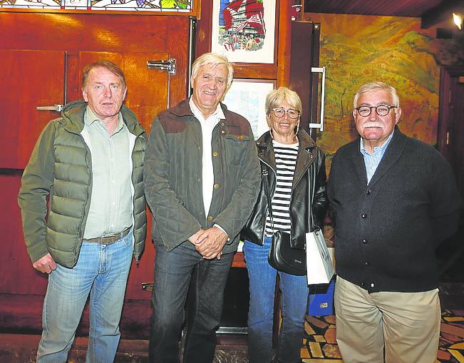 Francisco Martínez, Nicanor de la Parte, Marie Bompas y Pedro Hernández.