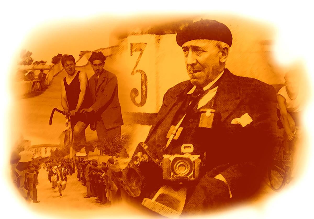 Teófilo Mingueza fue un polifacético personaje; muy popular en la Vitoria del siglo XX.