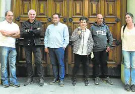 Martín Crespo, Ángel Galdós, Jabier García, Paz Gómez, Raúl Flores y Laura Mato.