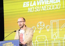 Xabier Benito aboga por impulsar la vivienda colaborativa.