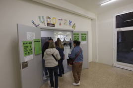 Así es el ambientes en los colegios electorales