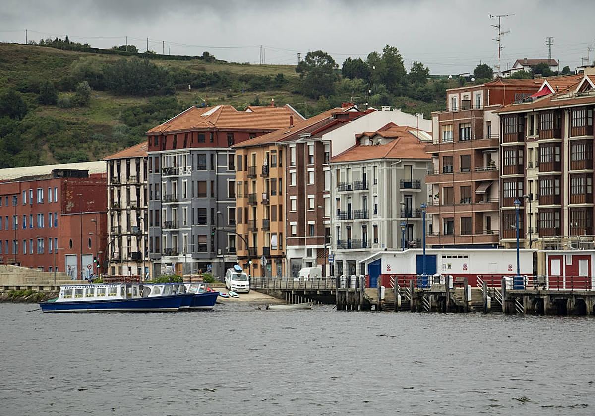 Vista del barrio de Altzaga, en Erandio.