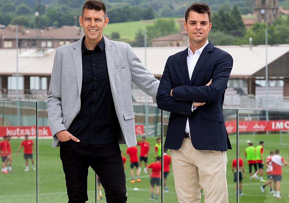 Sergio Navarro y Mikel González, máximos responsables de Lezama.