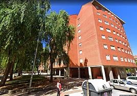 Calle del barrio vitoriano de Sansomendi donde se ha producido el accidente doméstico mortal.