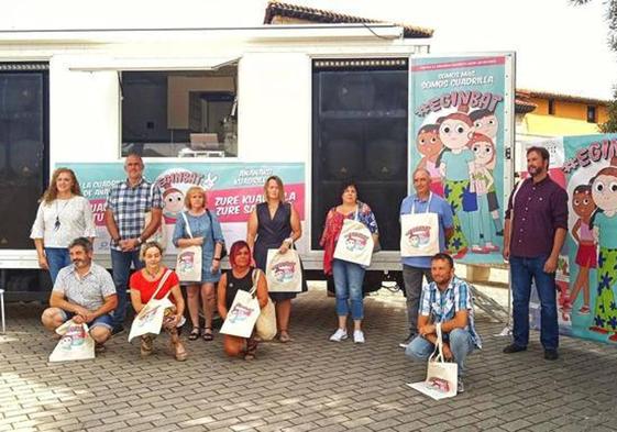 Una de las campañas contra la violencia machista puestas en marcha por Laia Eskola.