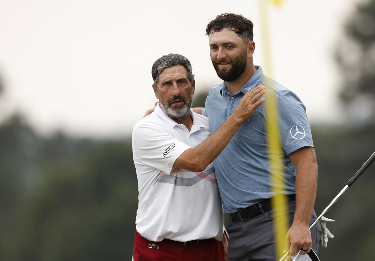 Olazabal y Rahm, en el último Masters de Augusta.