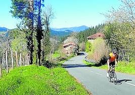 La ruta atraviesa un bucólico paisaje alejado del bullicio.
