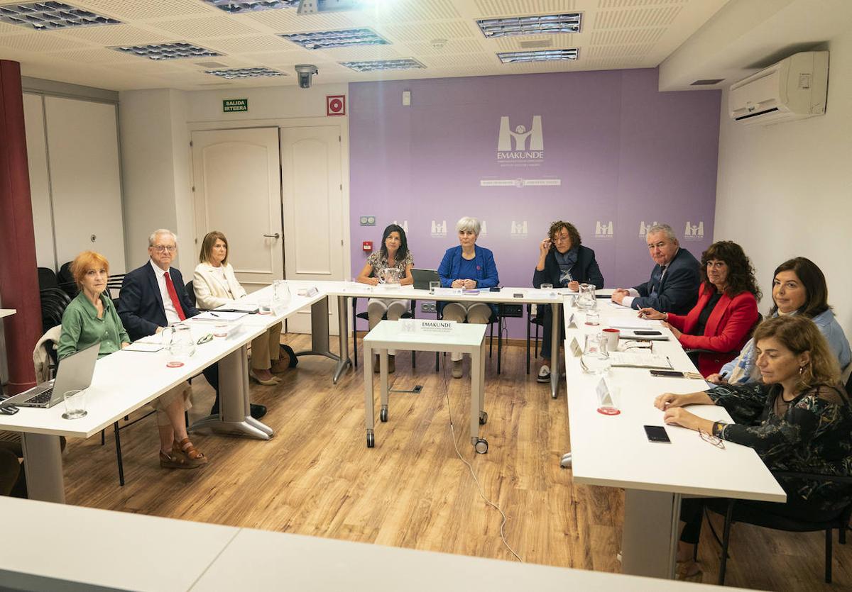 Participantes en la comisión de seguimiento para la mejora de la atención de las víctimas de violencia machista.