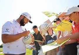 Rahm es uno de los jugadores más solicitados por los aficionados.