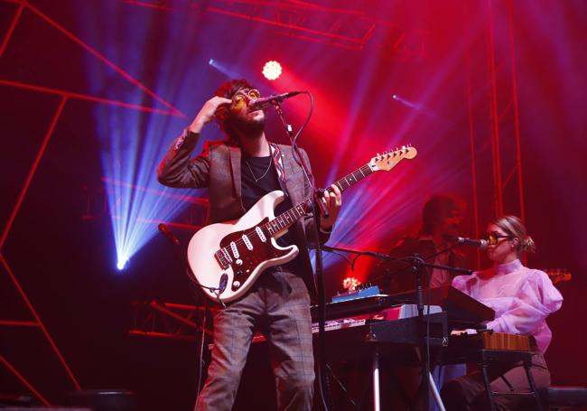 La banda, en un concierto en Miranda de Ebro