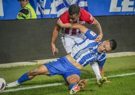 Gorosabel, el mejor jugador del Alavés en el derbi contra el Athletic