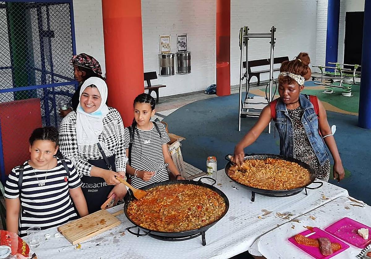 Imagen de la pasada edición de 'Arroces del mundo' de Durango, que tuvo lugar en el centro Jesuitak de la villa