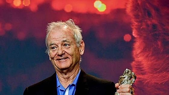 La nueva pareja de Bill Murray, una mujer casi 30 años más joven