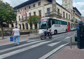 El servicio de la OTA lleva paralizado en Gernika desde la entrada de la pandemia, a mediados de marzo de 2020.