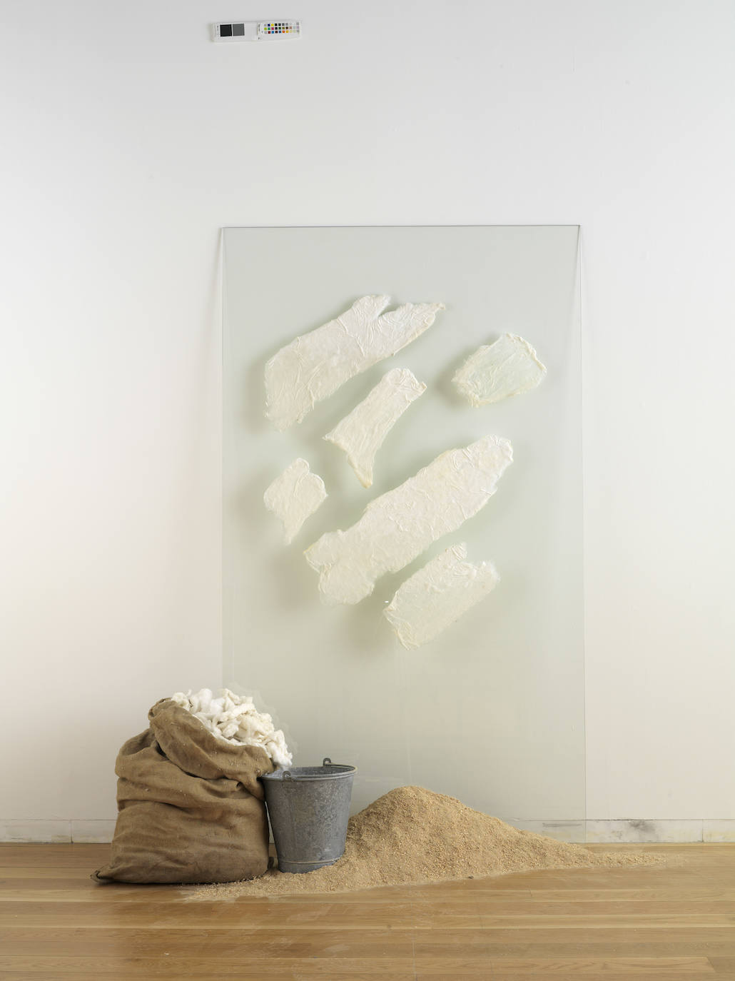 Sin título (El algodón empapado se lanza sobre el cristal y permanece),,1968