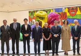 El lehendakari ha presidido esta tarde la reunión del patronato del Guggenheim.