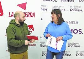 Ubieto y Ferreras lideran la coalición de izquierdas.