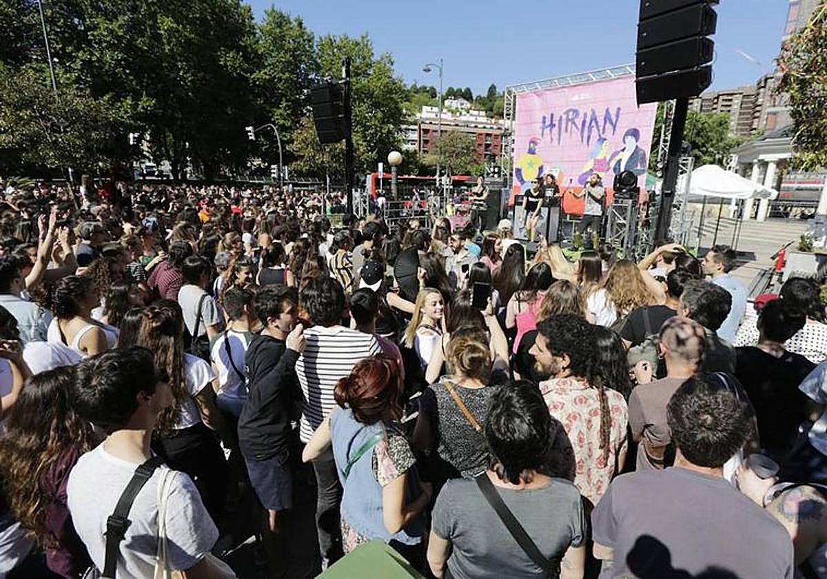 Las calles que estarán cortadas el sábado en Basurto y Rekalde por el festival Hirian