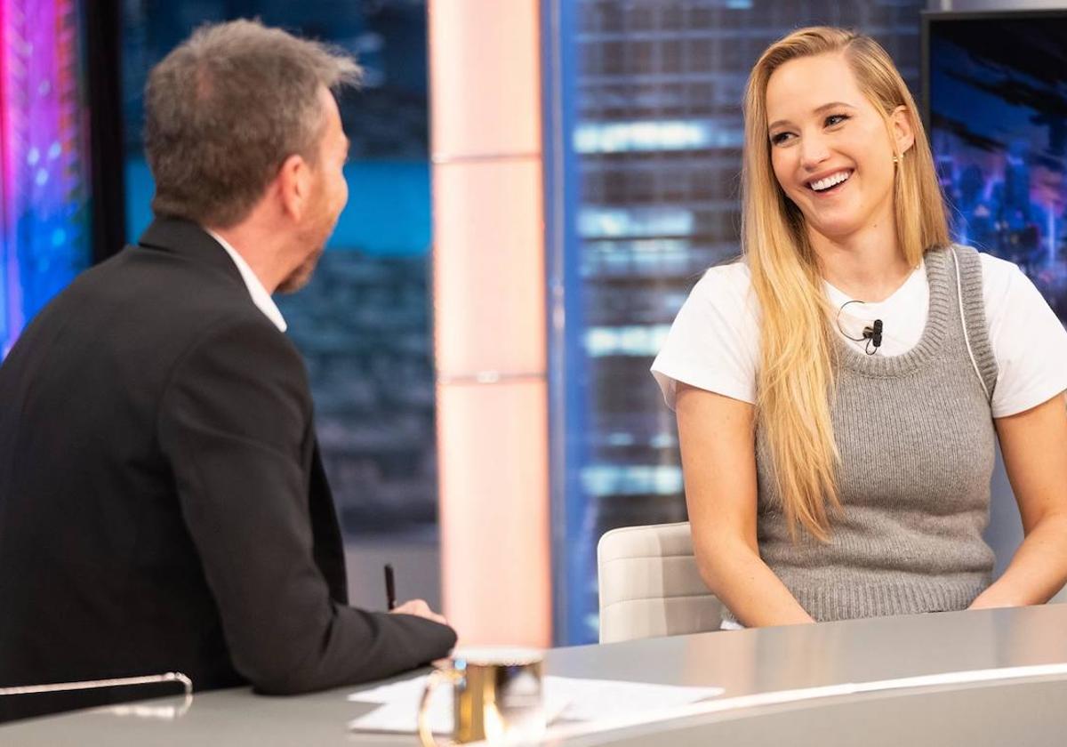 Jennifer Lawrence, en 'El Hormiguero': «Fue aterrador, terrible»