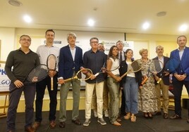 Los organizadores de los torneos han presentado el 'Euskadi Profesional Tennis Circuit' esta mañana en el Hotel Carlton.