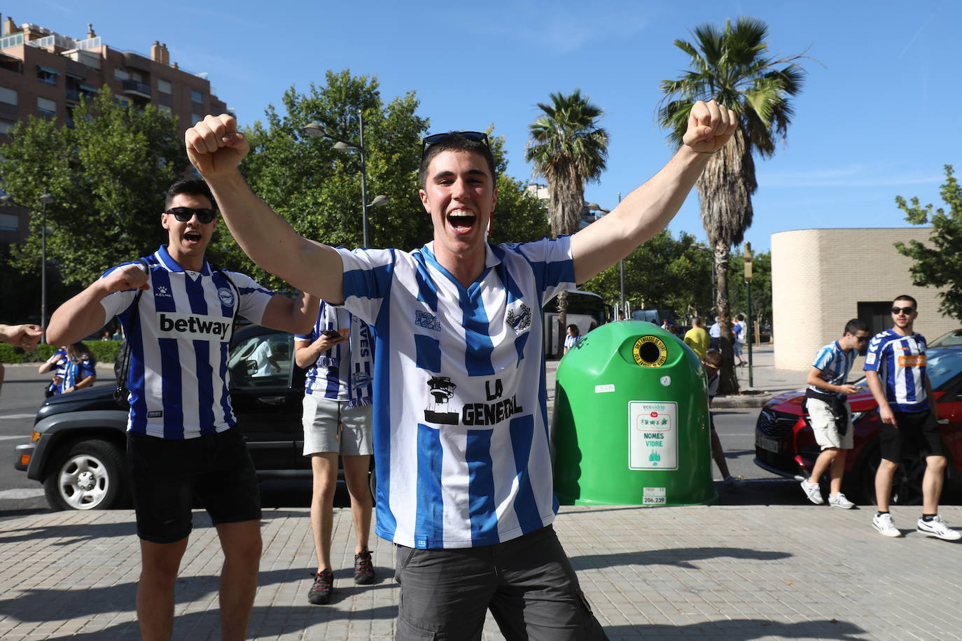 Las mejores fotos de Vitoria y Valencia en la previa del Levante-Alavés