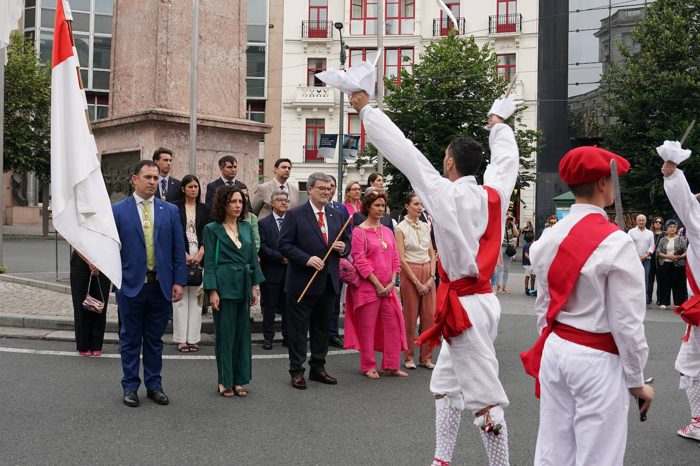 Primer acto de la nueva Corporación de Bilbao