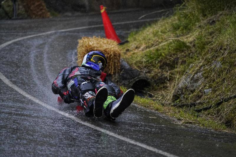 Las imágenes de los valientes y sus goitiberas en Zaldibar