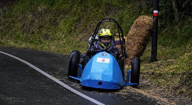 Las imágenes de los valientes y sus goitiberas en Zaldibar