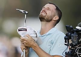 Clark, emocionado tras su victoria en el US Open.