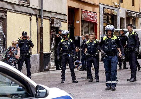 Actuación anterior de la Policía Local en Vitoria.