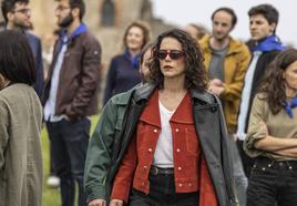 La actriz Patricia López Arnaiz protagoniza la nueva película de Jaurrieta que se ha rodado en Mundaka y Bermeo.