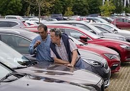 Una edición anterior de la Feria del Vehículo de la Ocasión.