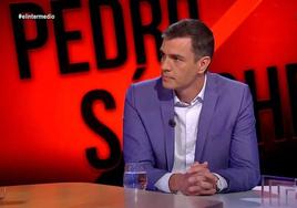 Pedro Sánchez en 'El intermedio'.