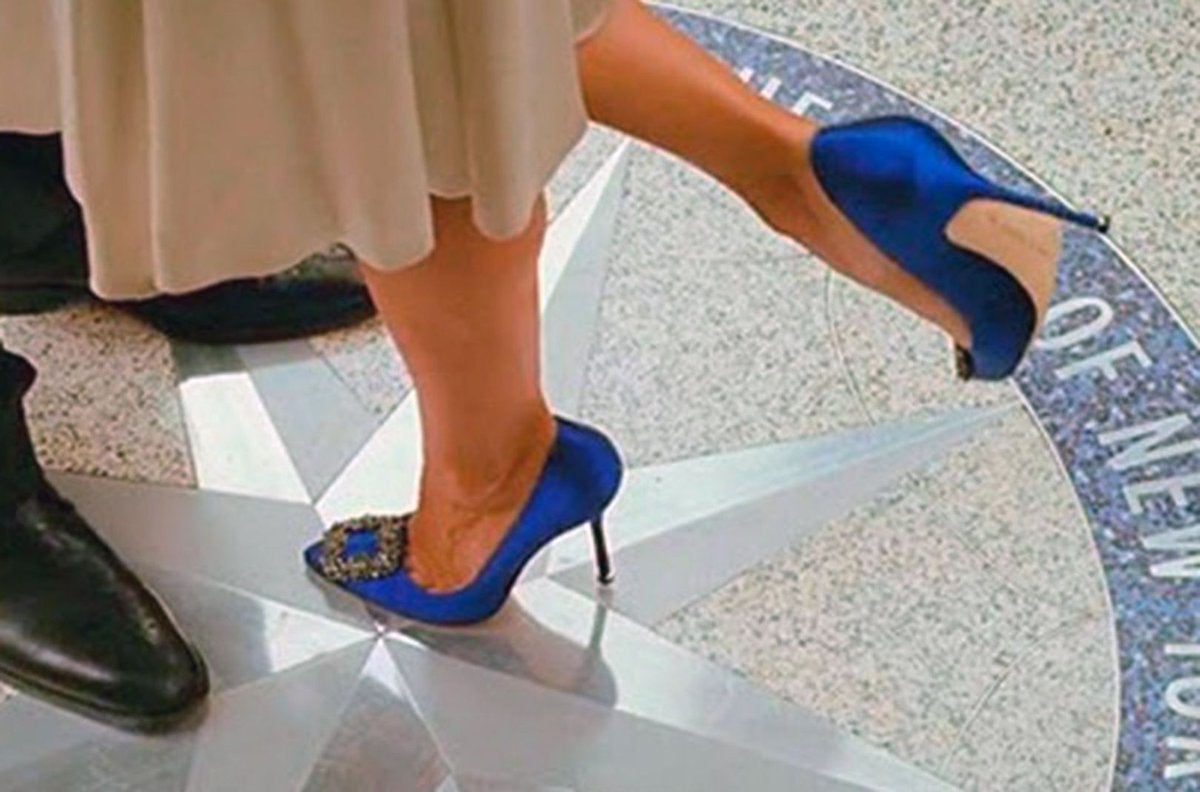 Carrie Sex And The City Blue Shoes Direct Link Download