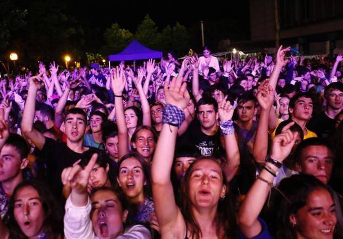 Público en un concierto.