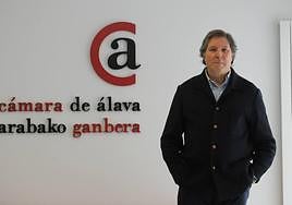 Eduardo Mozo de Rosales lleva casi dos décadas al frente de la dirección de la institución cameral alavesa.