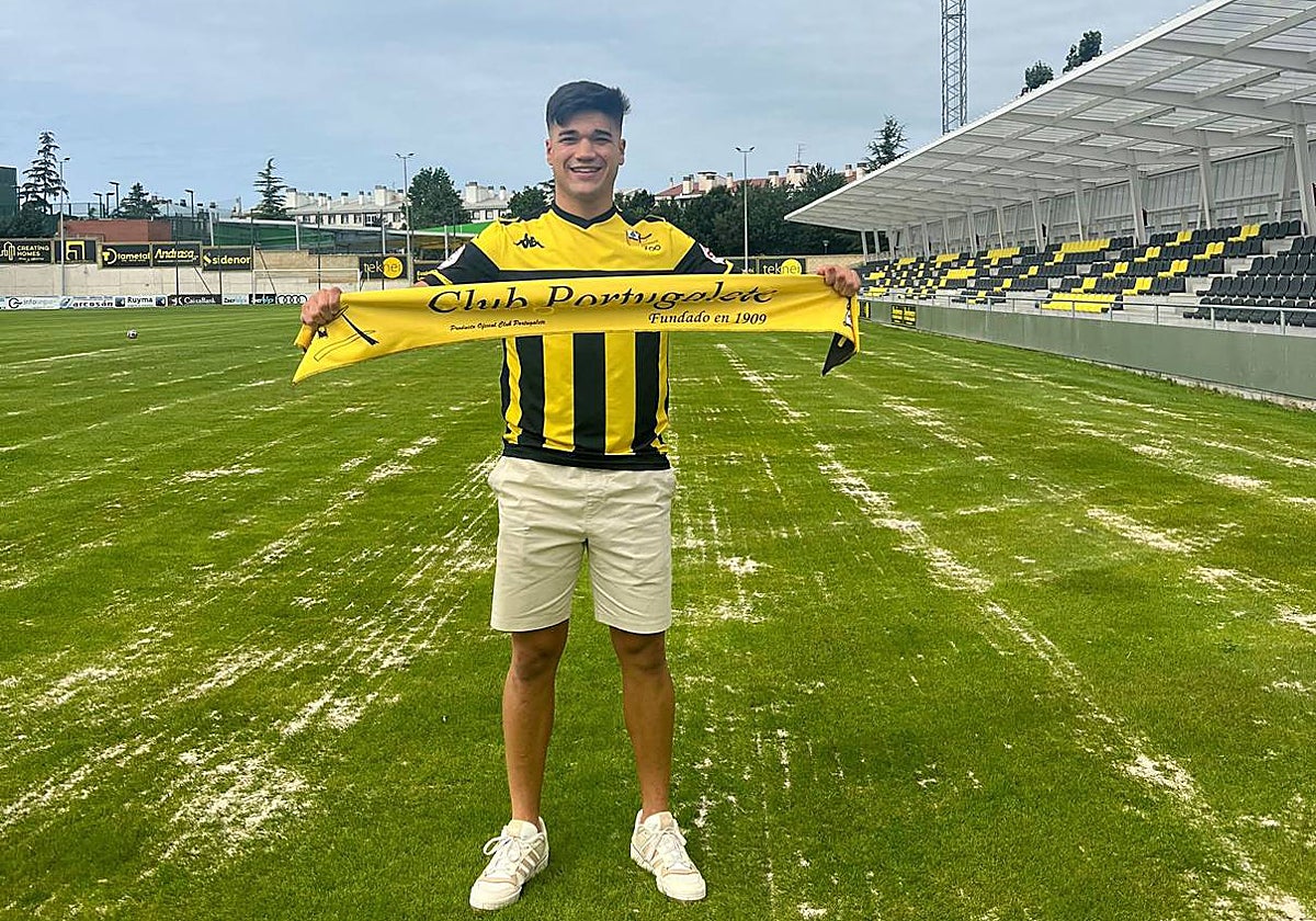Josu Juste ficha por el Portugalete procedente del Sestao River.