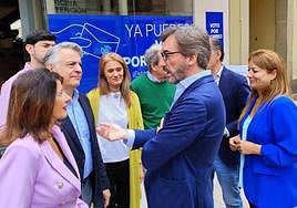 De Andrés se presenta como la alternativa que «no busca tensiones» frente a Sánchez