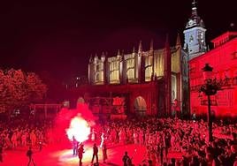 El teatro de calle -en la imagen en Lekeitio- también está afectado por esta regulación.